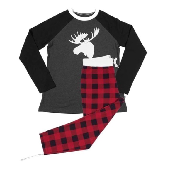 🇨🇦 EUC Lola and Taylor country moose PJ set - Picture 3 of 6